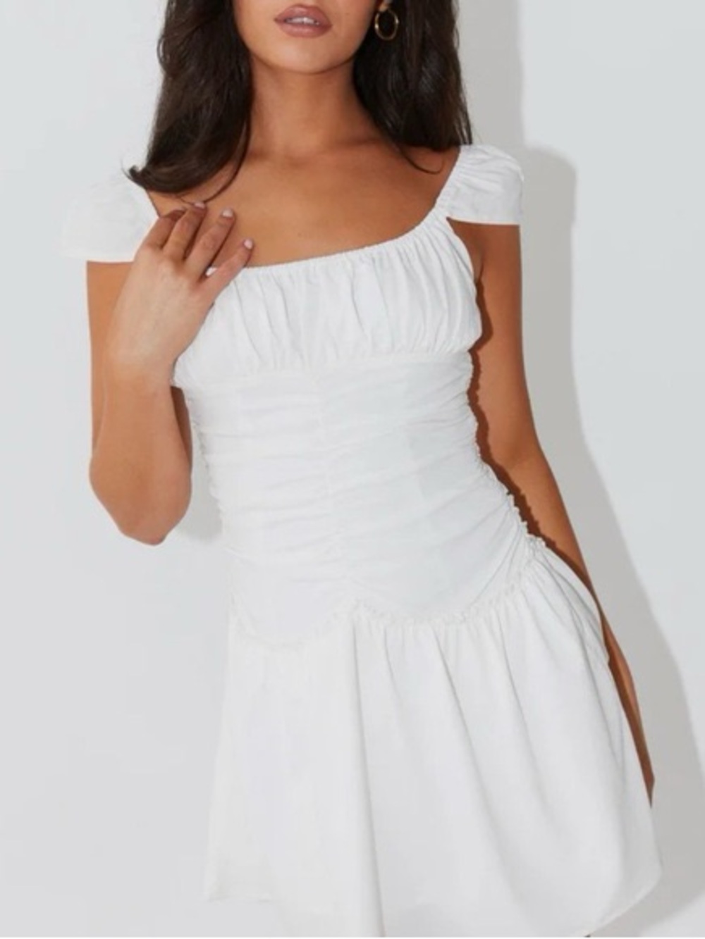 Peppermayo Island Dreams White Mini Dress